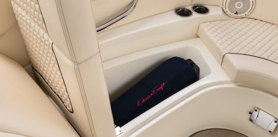 Chris Craft Launch 28 GT Front Storage Seat